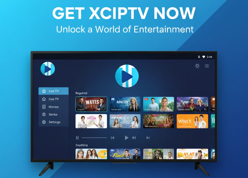 XCIPTV PLAYER IPTV on Smart TV