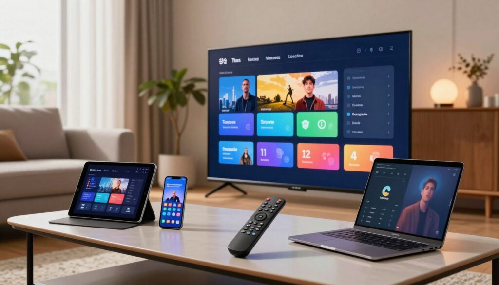 electronic program guide and multi-device streaming electronic program guide and multi-device streaming