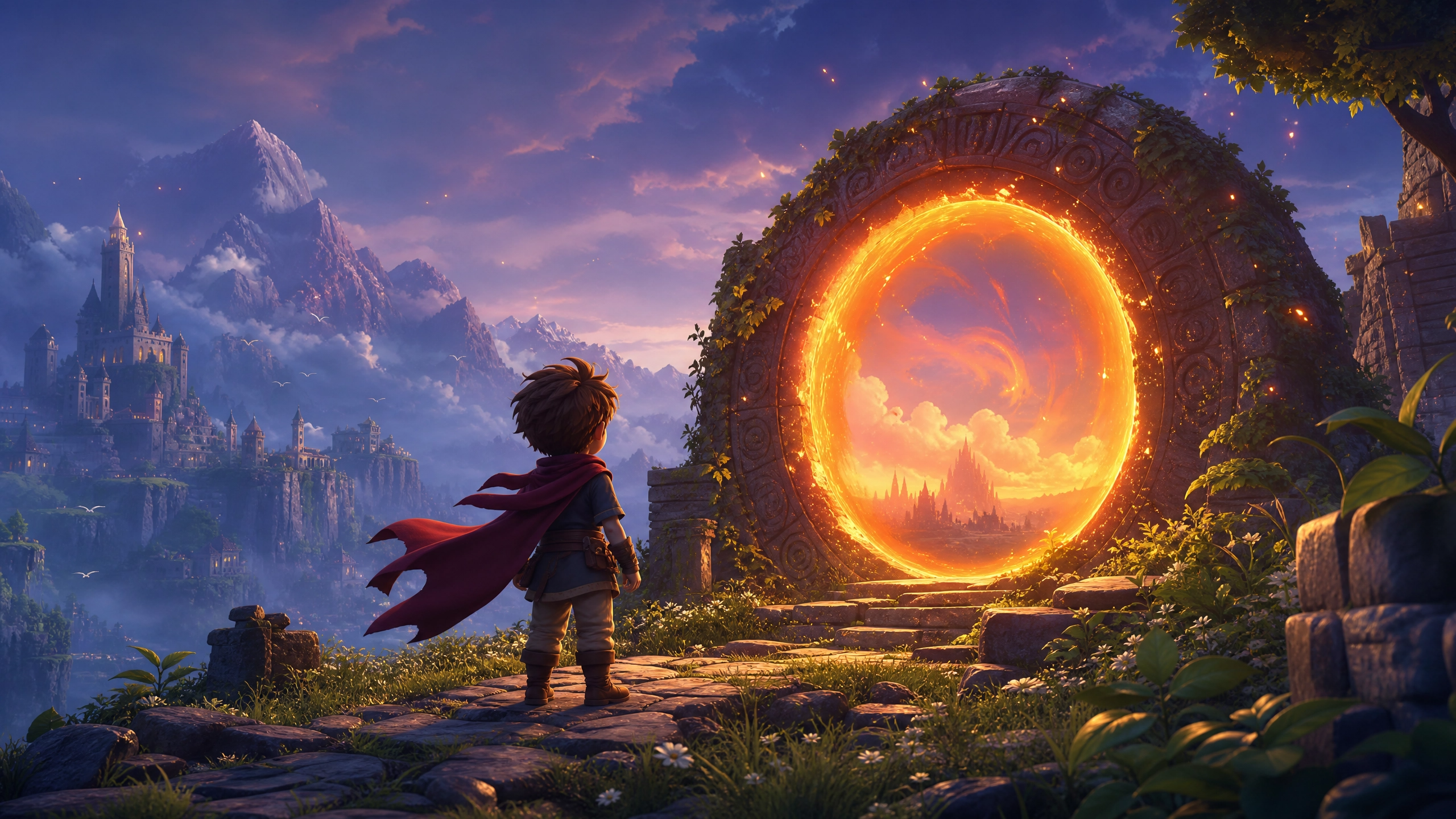 fantasy animated scene
